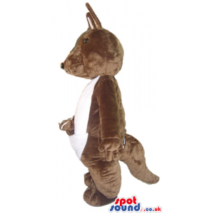 Brown kangaroo with a baby kangaroo in the pouch - Custom