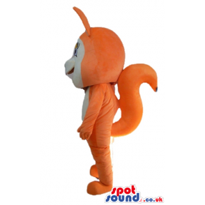 Orange and beige animal with big eyes and ears - Custom Mascots