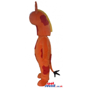 Orange and red giraffe - your mascot in a box! - Custom Mascots