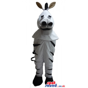 Black and white zebra - your mascot in a box! - Custom Mascots