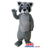 Mascot costume of a grey koala with big eyes