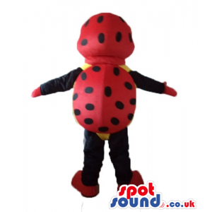 Yellow bug with black arms and legs wearing a red cap - Custom