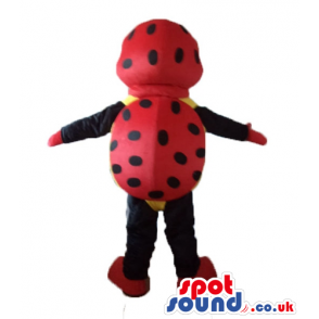 Yellow bug with black arms and legs wearing a red cap - Custom