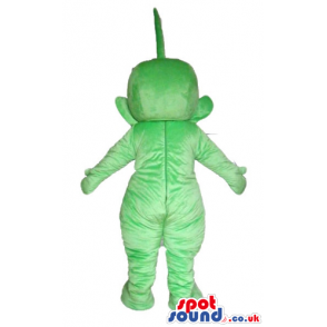 Green teletubby with a silver square on the belly - Custom