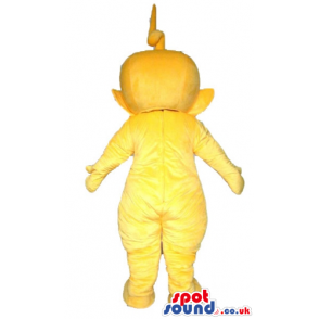 Yellow teletubby with a silver square on the belly - Custom
