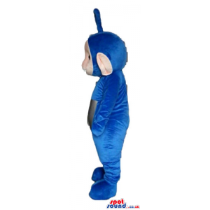 Blue teletubby with a silver square on the belly - Custom