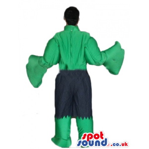 Incredible hulk with huge hands and ragged blue jeans - Custom