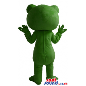 Smiling green frog - your mascot in a box! - Custom Mascots