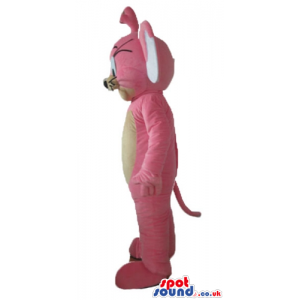 Pink jerry mouse - your mascot in a box! - Custom Mascots