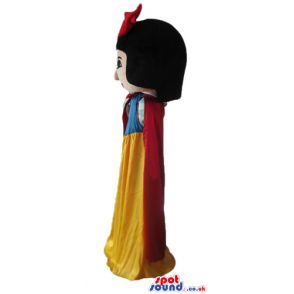 Mascot costume of snow white - Custom Mascots