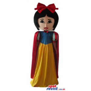 Mascot costume of snow white - Custom Mascots