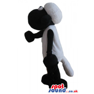 Sheep with a black face, arms and legs - Custom Mascots