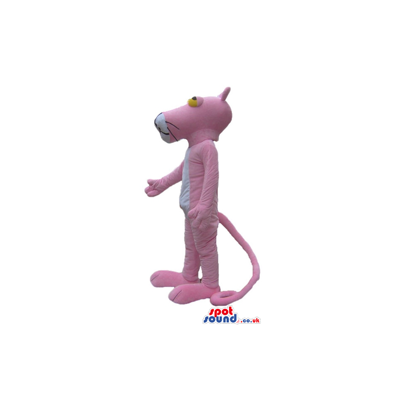 Mascot costume of the pink panther - Custom Mascots