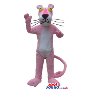 Mascot costume of the pink panther - Custom Mascots