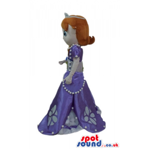 Mascot costume of little princess sofia the first - Custom