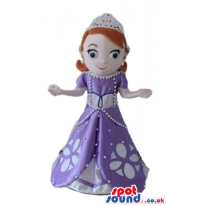 Mascot costume of little princess sofia the first - Custom