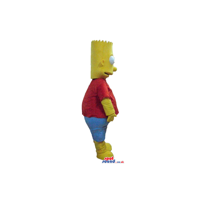 Mascot costume of bart simpson - Custom Mascots