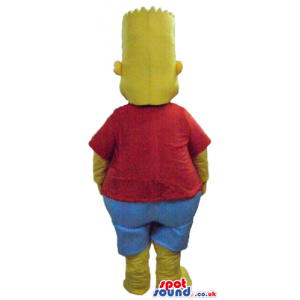 Mascot costume of bart simpson - Custom Mascots