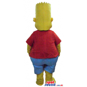 Mascot costume of bart simpson - Custom Mascots