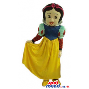 Mascot costume of snow white - Custom Mascots