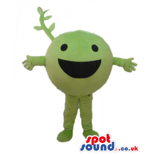 Smiling green grape - your mascot in a box! - Custom Mascots