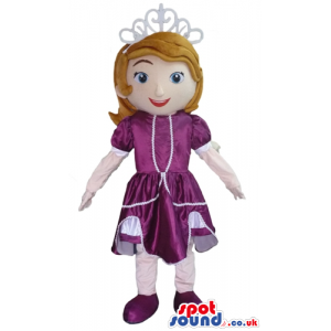 Mascot costume of little princess sofia the first - Custom