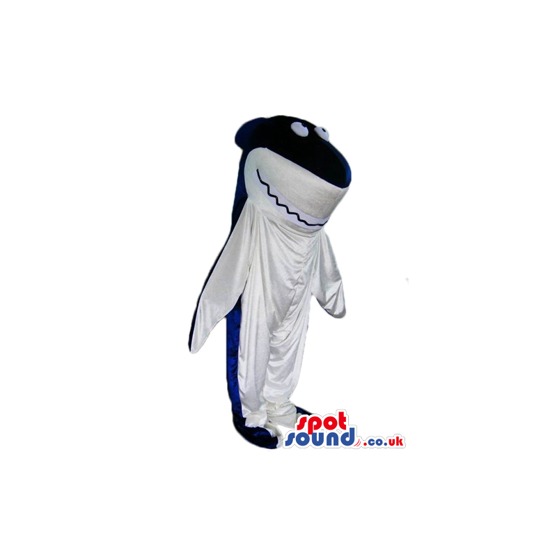 Black and white whale - your mascot in a box! - Custom Mascots