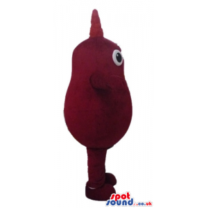 Dark red potato with big round eyes - Custom Mascots