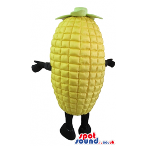 Yellow corn with a green hat, and black arms and legs - Custom