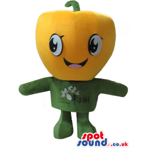 Yellow peppe with a green body, green arms and legs - Custom