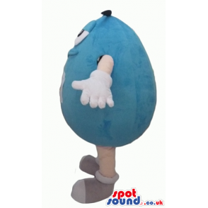 Light-blue m&m sugarplum - your mascot in a box! - Custom