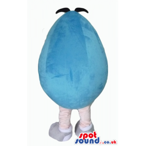 Light-blue m&m sugarplum - your mascot in a box! - Custom