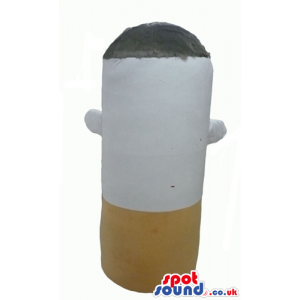 Mascot costume of an angry cigarette - Custom Mascots