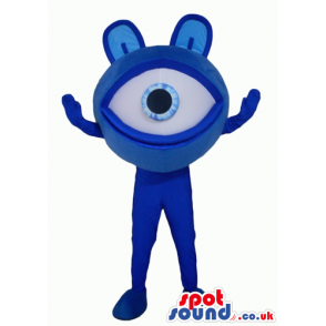 Single eyed blue monster - your mascot in a box! - Custom