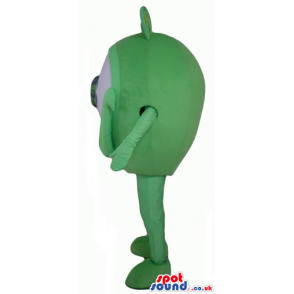 Single eyed green monster with a green eye - Custom Mascots