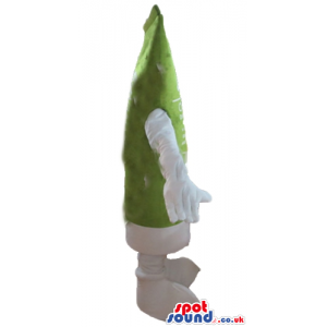 Green tooth paste tube with a white cap - Custom Mascots