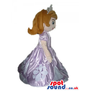 Mascot costume of little princess sofia the first - Custom