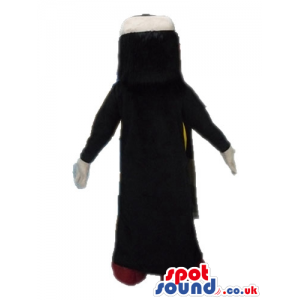 Gargamel wearing a long black tunic - Custom Mascots