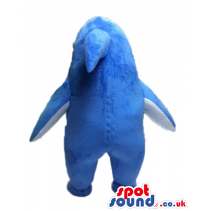 Blue shark with a white belly - Custom Mascots