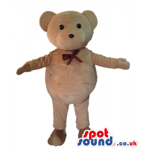 Brown teddy bear with a brown lace round the neck - Custom