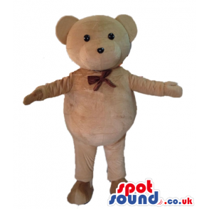 Brown teddy bear with a brown lace round the neck - Custom