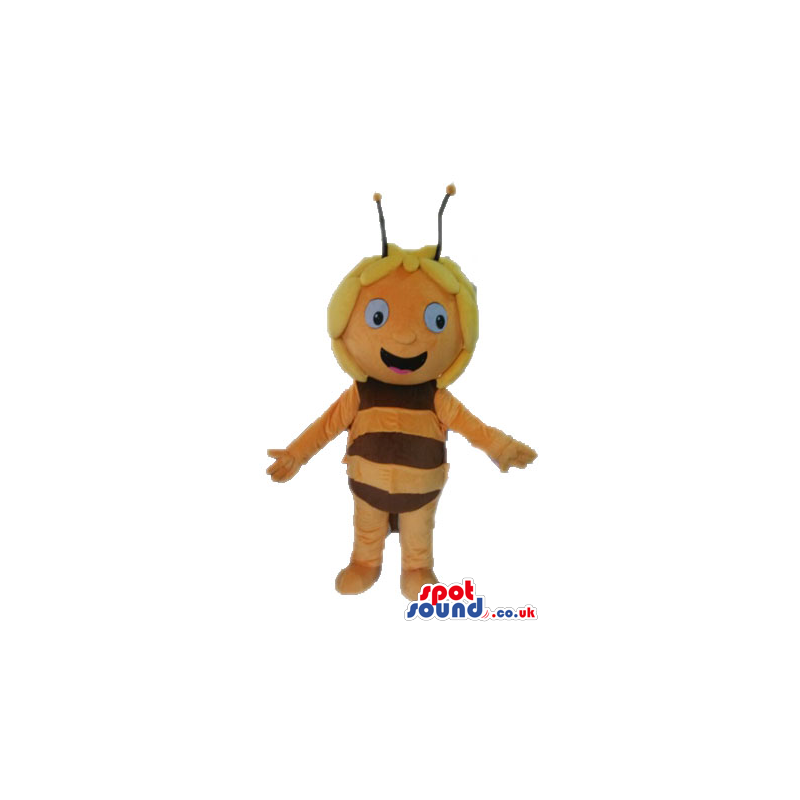 Mascot costume of maya the bee - Custom Mascots