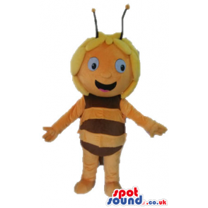 Mascot costume of maya the bee - Custom Mascots