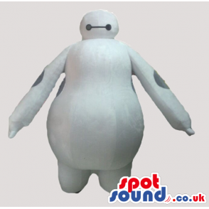 White fat robot - your mascot in a box! - Custom Mascots