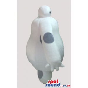 White fat robot - your mascot in a box! - Custom Mascots