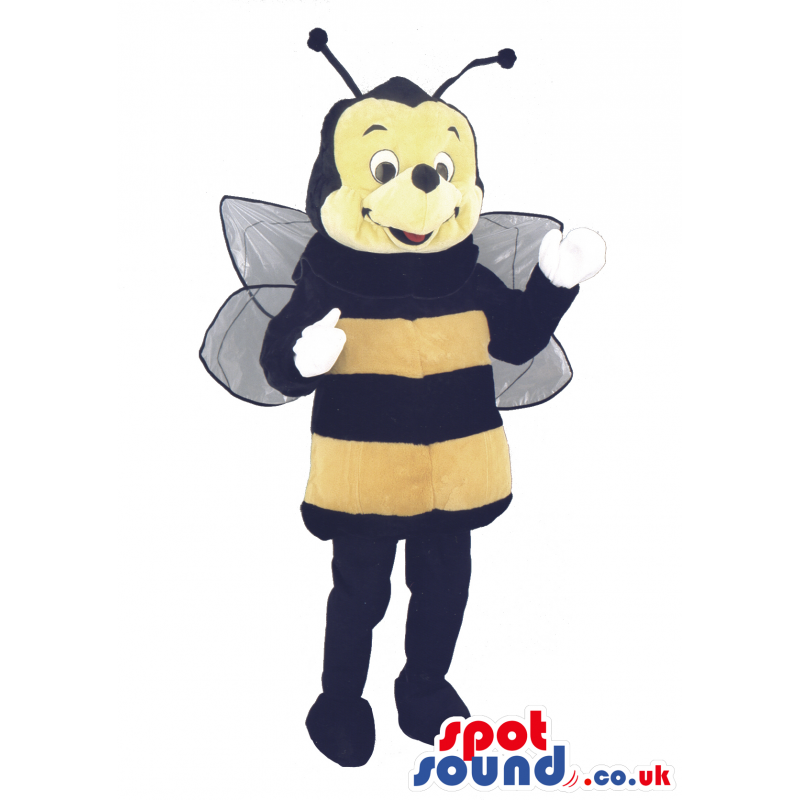 Buy Mascots Costumes in UK - Bee Insect Mascot With Yellow And Black ...
