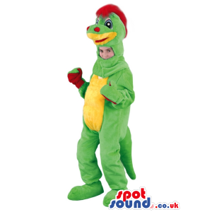 Green And Yellow Alligator Customizable Animal Mascot - Custom