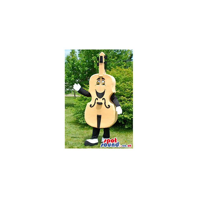 Plain And Customizable Violin Musical Instrument Mascot -