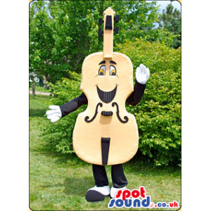 Plain And Customizable Violin Musical Instrument Mascot -