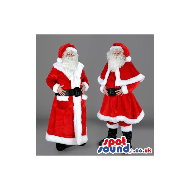 American modern and classical santa costume swith boots and hat